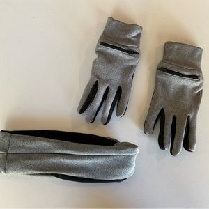 Champion gloves and ear warmer